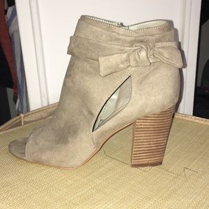 Nine West open toe booties